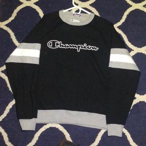 A large Champion sweater